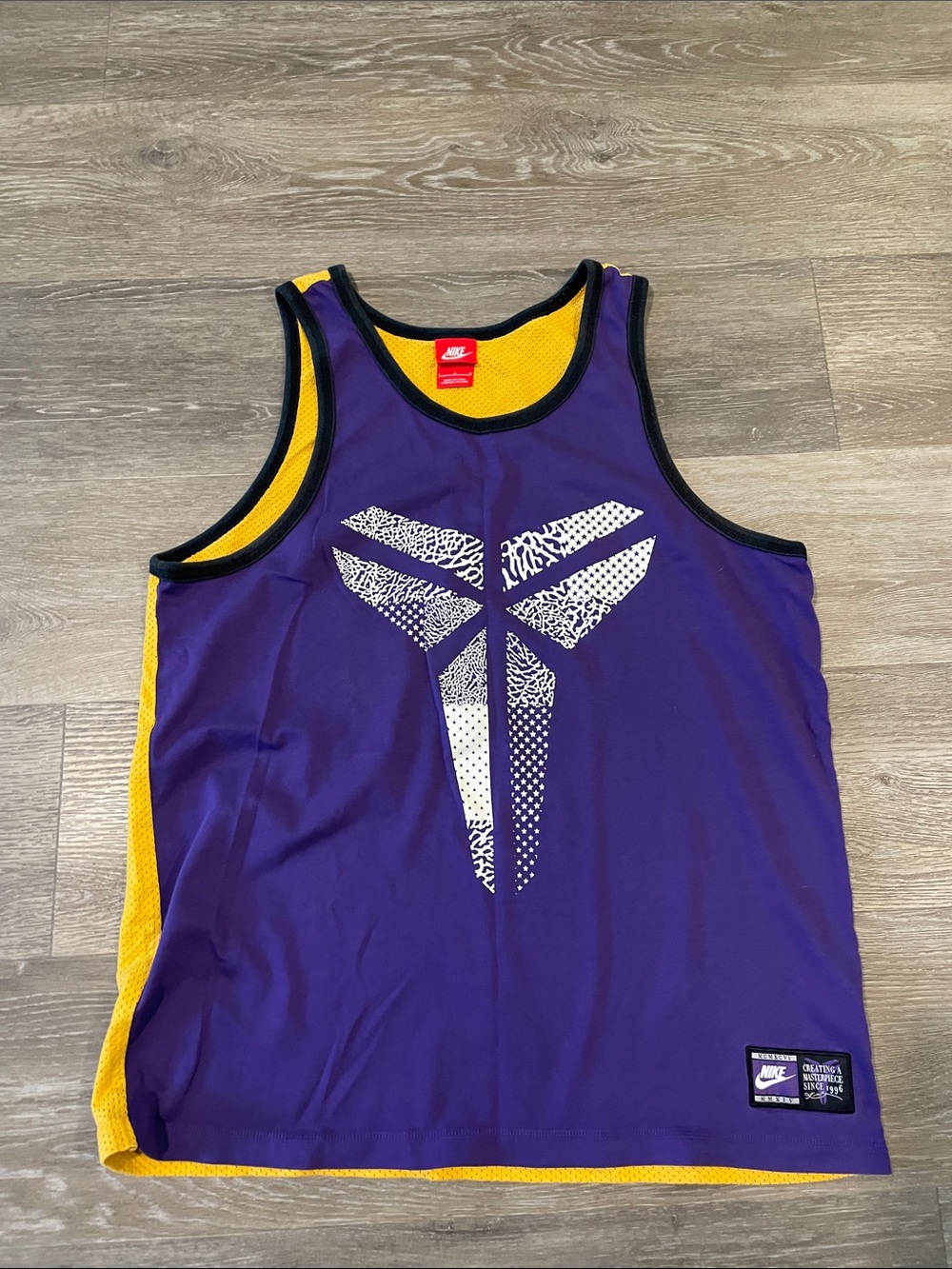 Nike Purple & Yellow Kobe Basketball Tank